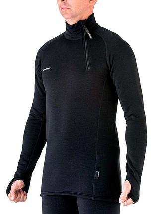 Реглан fahrenheit power stretch zip slash (xl/r чёрный)