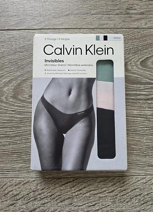 Новые женские трусы танга calvin klein размер s