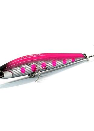 Воблер daiwa dr.minnow 2 70f 70mm 4.8g #pink yamame