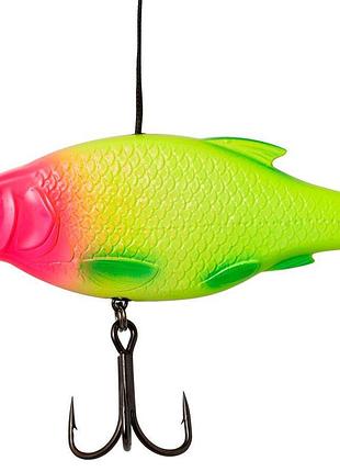 Приманка вертикальна сомова dam madcat inline rattler 90гр 130мм (candy)
