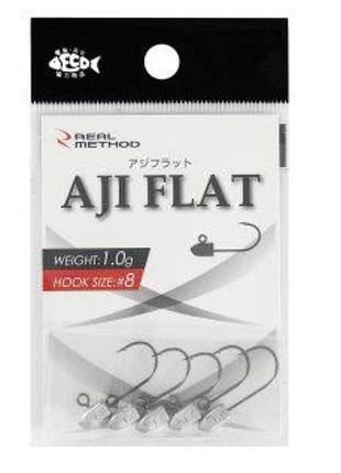 Джиг-головка real method aji flat 3.0гр(5шт)new