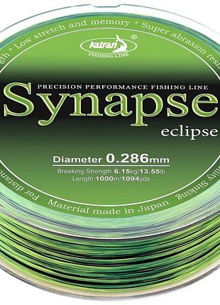 Леска katran synapse eclipse 1000m (neon/black) 0.286mm 13.55lb