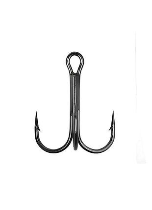 Набор крючков-тройников mikado sensual treble hook №2/0 — 4шт. (black nickel)