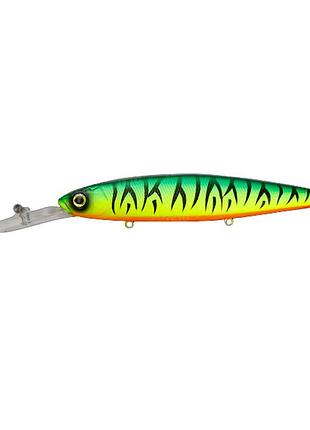 Воблер deps balisong minnow longbill 130sf 130mm 26.5g #05 hot tiger