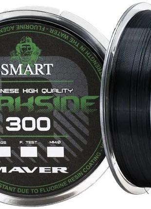 Леска smart monofilo darkside 300m (black) 0.25mm 20lb/9.8kg