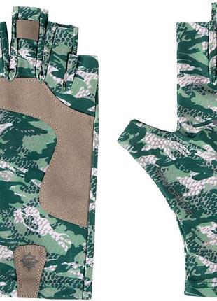Рукавички favorite solar fishing gloves 5 cut s/m ц:green