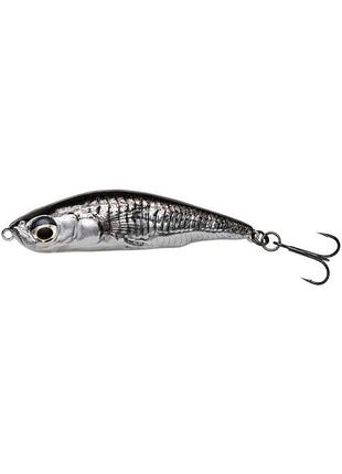 Воблер savage gear 3d sticklebait pencil 65s 65mm 10.5g black silver