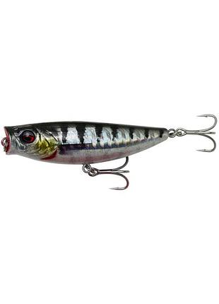 Воблер savage gear 3d minnow pop walker f 66mm 8.0g barracuda php