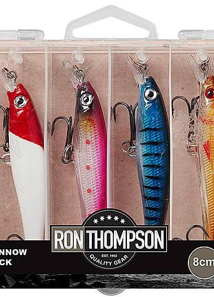 Набір воблерів у коробці dam long casting minnow 80мм 8гр 4шт
