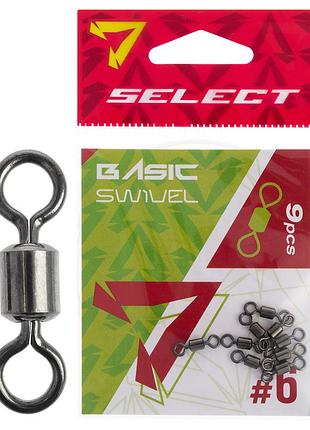 Вертлюжок select basic swivel #6 (9 шт/уп)