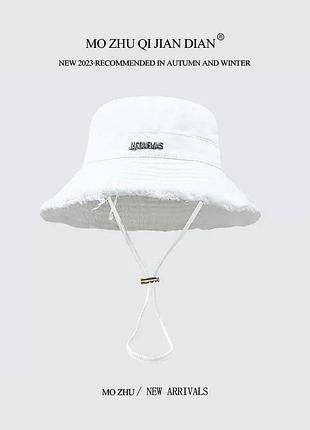 Трендова панама jacquemus жакмюс капелюх