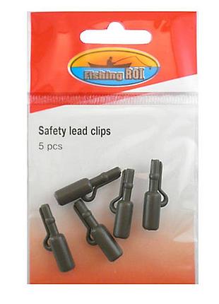 Безпечна кліпса fishing roi safety lead clips (green)