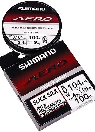 Волосінь shimano aero slick silk rig/hooklength 100m 0.133mm 1.69kg