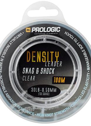 Шок-лідер prologic density snag & shock leader 100m 0.50mm 13.60kg 30lbs clear