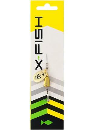 Блесна x-fish wolf №1 4g gold