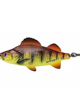 Блесна-колебалка dam effzett perch spoon 62гр 11см (orange perch uv)