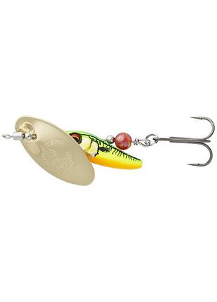 Блесна savage gear sticklebait spinner #3 9.1g firetiger gold