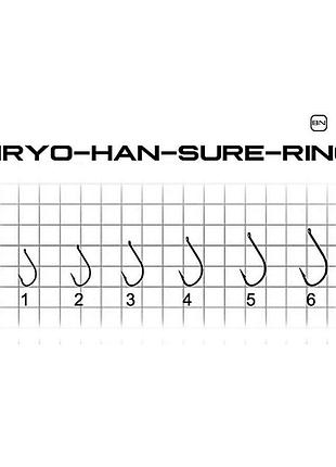 Гачок fishing roi kairyo-han-sure-ring №2 (вушко) 13шт.