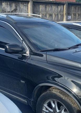 Ветровики с хромированным молдингом niken luxury (4 шт) для volvo xc90 2002-2014 гг