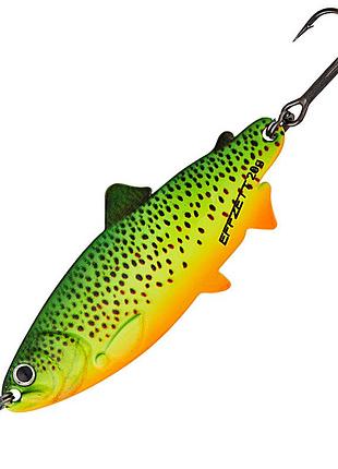 Блесна-колебалка dam effzett trout spoon 25гр 9см (fire trout uv)