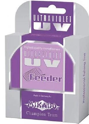 Леска mikado ultraviolet feeder 150м 0,28мм 9.7кг (коричневый)