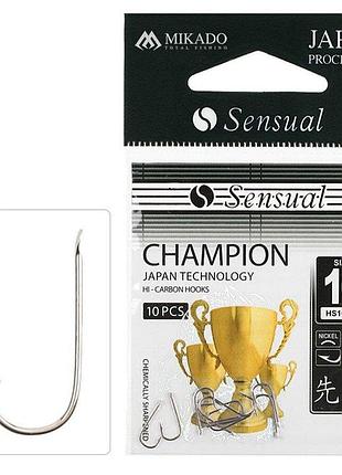 Крючок mikado sensual champion №16 10шт. (nickel)