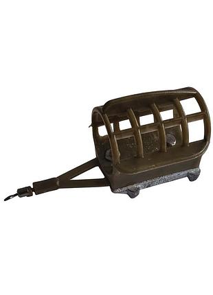 Годівниця gladiator мала кругла 35 мм / 30 г пластик з крилами,з грунтоза-ми.