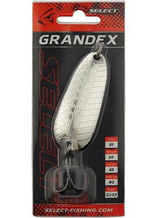 Блешня select grandex 20.0g 63mm #01