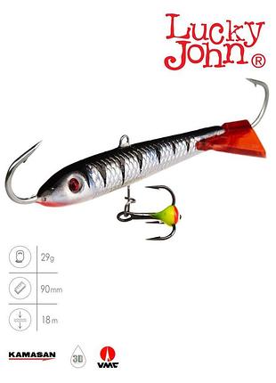 Балансир lucky john classic 9 з тр. 85мм/12hrt блістер