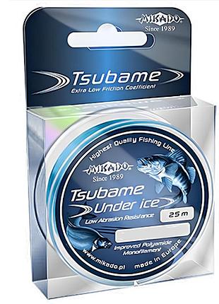Леска mikado tsubame under ice 30м 0,18мм 4,70кг (светло-голубой)