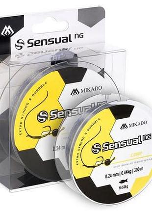 Волосінь mikado sensual ng carp 600м 0,26мм 6,91кг (прозорий)
