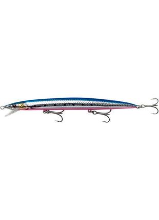 Воблер savage gear sandeel jerk minnow s 175mm 29.0g pink belly sardine php