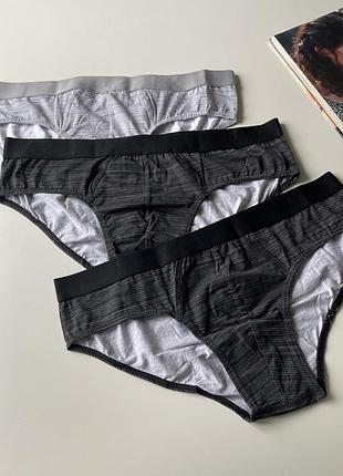 3 шт комплект слипов трусы мужские primark