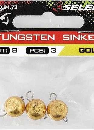 Грузило-головка select вольфрамова 9.0g к:золото