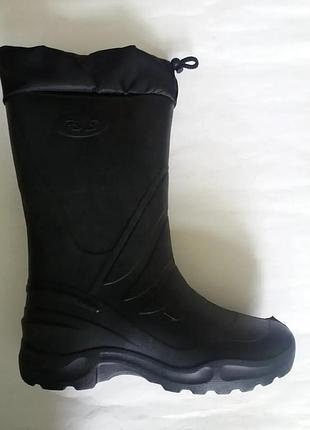 Зимние сапоги eva 43/44, чёрные