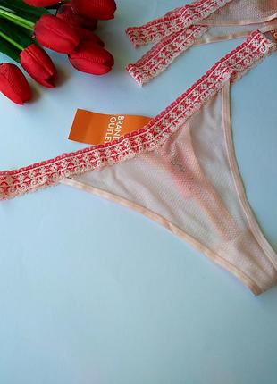 Ажурні трусики стрінги hunkemoller, xl