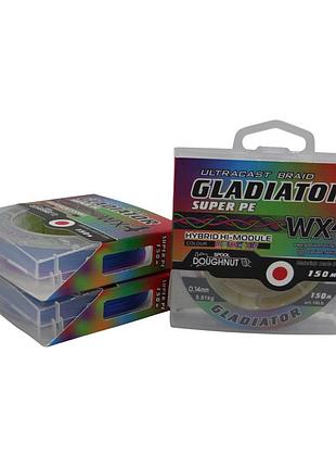 Шнур "gladiator" multi (5 цветный, 4-х жильный) 150 m / 0.14 mm