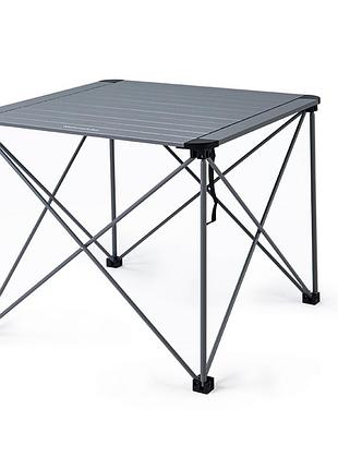 Складной стол naturehike cnk2450jj013, l, алюминий, серый