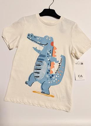 Футболка для хлопчика c&a 122 см