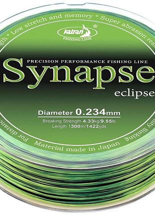 Леска katran synapse eclipse 1300m (neon/black) 0.234mm 9.55lb