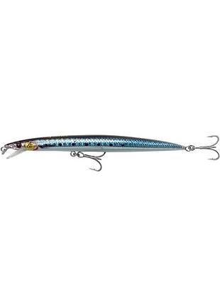 Воблер savage gear sandeel jerk minnow sf 145mm 14.0g sardine php