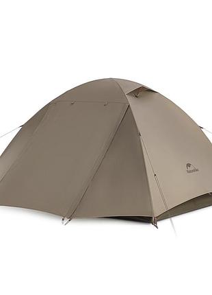 Палатка двухместная naturehike greek style cnk2300zp024 светло-кофейная