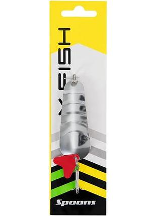 Блесна x-fish buffalo 20g #01 silver