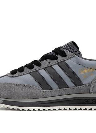 Серые мужские кроссовки adidas sl 72 grey black х адидас 45
