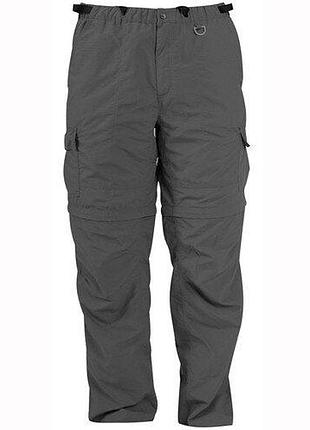 Штаны-шорты norfin momentum gray (ripstop,сірі) / s