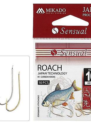 Крючок mikado sensual roach № 12 10шт. (nickel)
