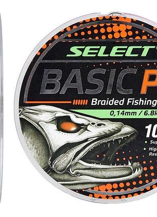 Шнур select basic pe multicolor 100m 0.14mm 15lb/6.8kg
