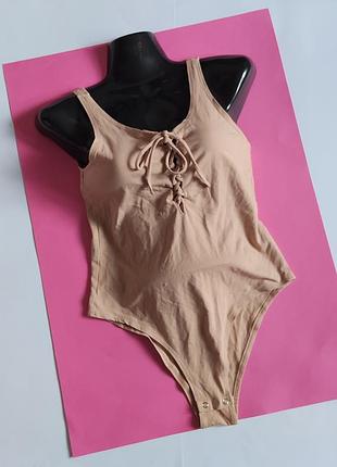 Модне боді topshop на шнурівці 12/л