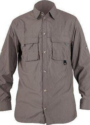 Рубашка norfin cool long sleeve мужская s серый (651101-s)