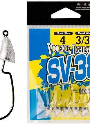 Джиг-головка decoy violence jighead sv-38 06, 0.9g 5 шт / уп